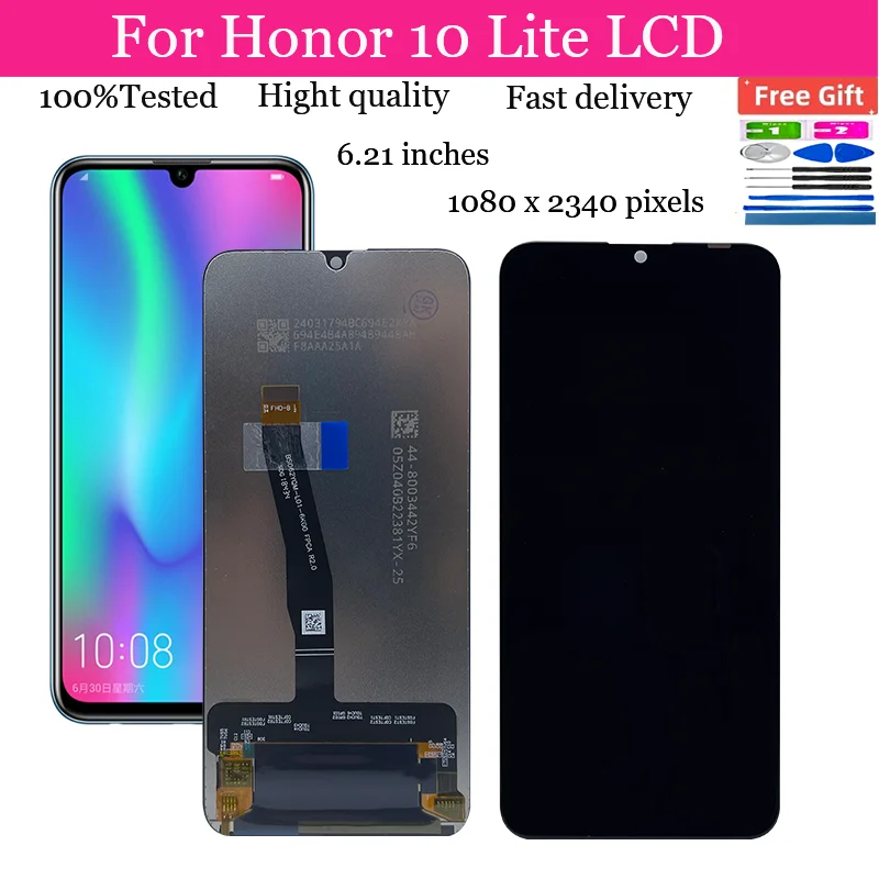 Дисплей для Honor 10 Lite HRY-LX1, ЖК-дисплей, цифровой сенсорный экран с рамкой в сборе
Дисплей для Honor 10 Lite HRY-LX1, ЖК-дисплей, цифровой сенсорный экран с рамкой в сборе