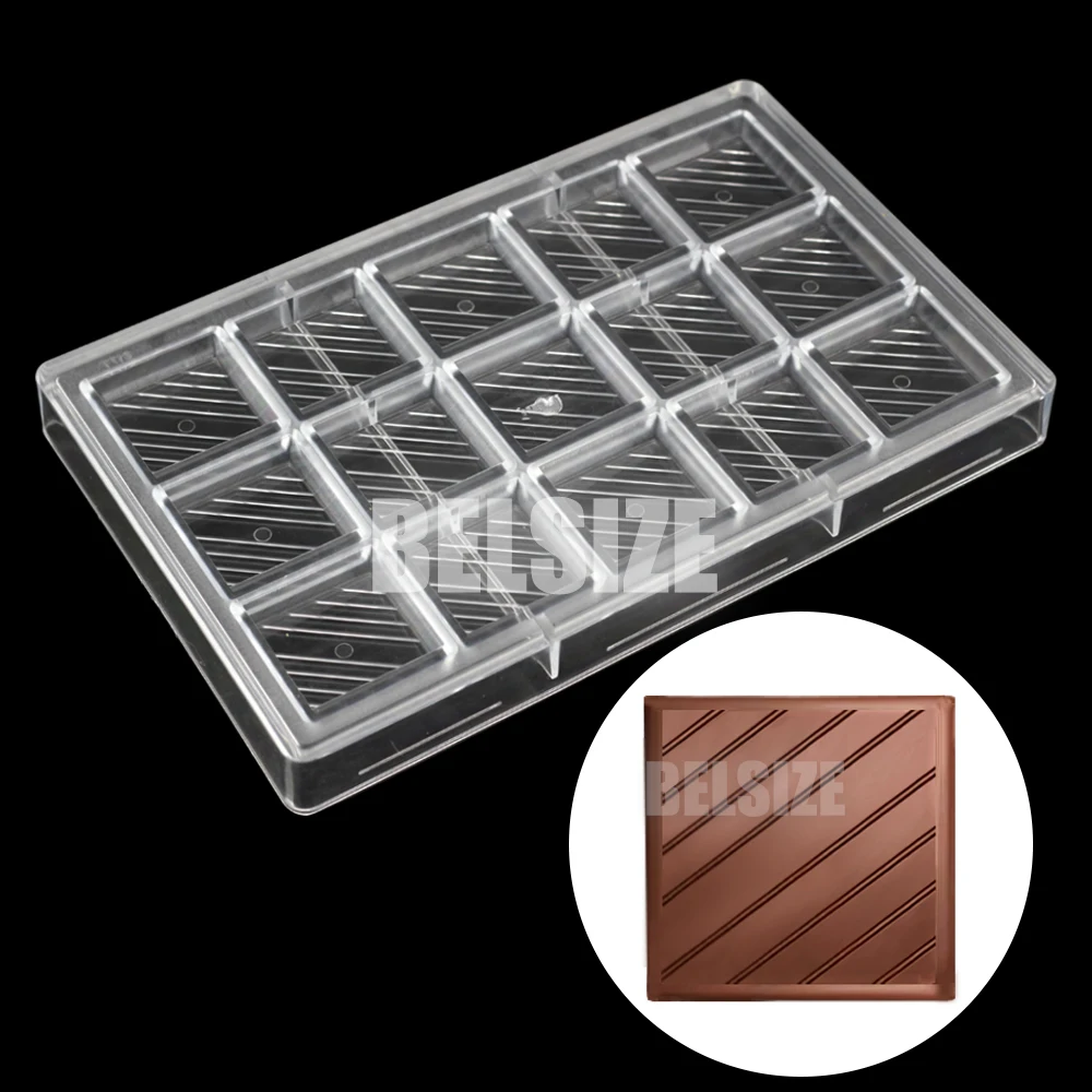 15 Cavity Polycarbonate Chocolate Mold Square Chocolate Bonbons Nuggets Pastry Tools Confectionery Tools Cake Decorating Tools
15 Cavity Polycarbonate Chocolate Mold Square Chocolate Bonbons Nuggets Pastry Tools Confectionery Tools Cake Decorating Tools