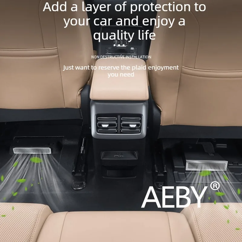 AEBY For BYD Song Pro DM-i 2020-2026 Rear AC Vent Cover,Luxury Rear Vent Covers,Anti-Scratch & Durable,Protection suit
AEBY For BYD Song Pro DM-i 2020-2026 Rear AC Vent Cover,Luxury Rear Vent Covers,Anti-Scratch & Durable,Protection suit