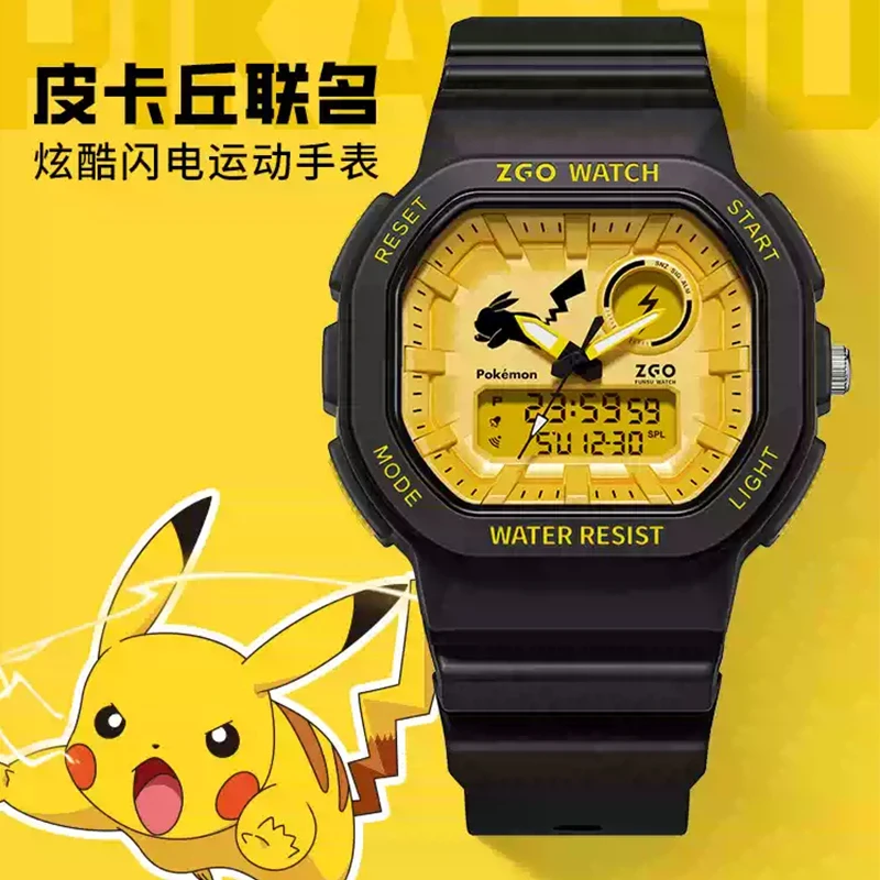 Pokémon Pikachu Anime Electronic Sports Watch Waterproof Mechanical Wristwatch With Soft Silicone Strap Stylish Gifts For Teens
Pokémon Pikachu Anime Electronic Sports Watch Waterproof Mechanical Wristwatch With Soft Silicone Strap Stylish Gifts For Teens