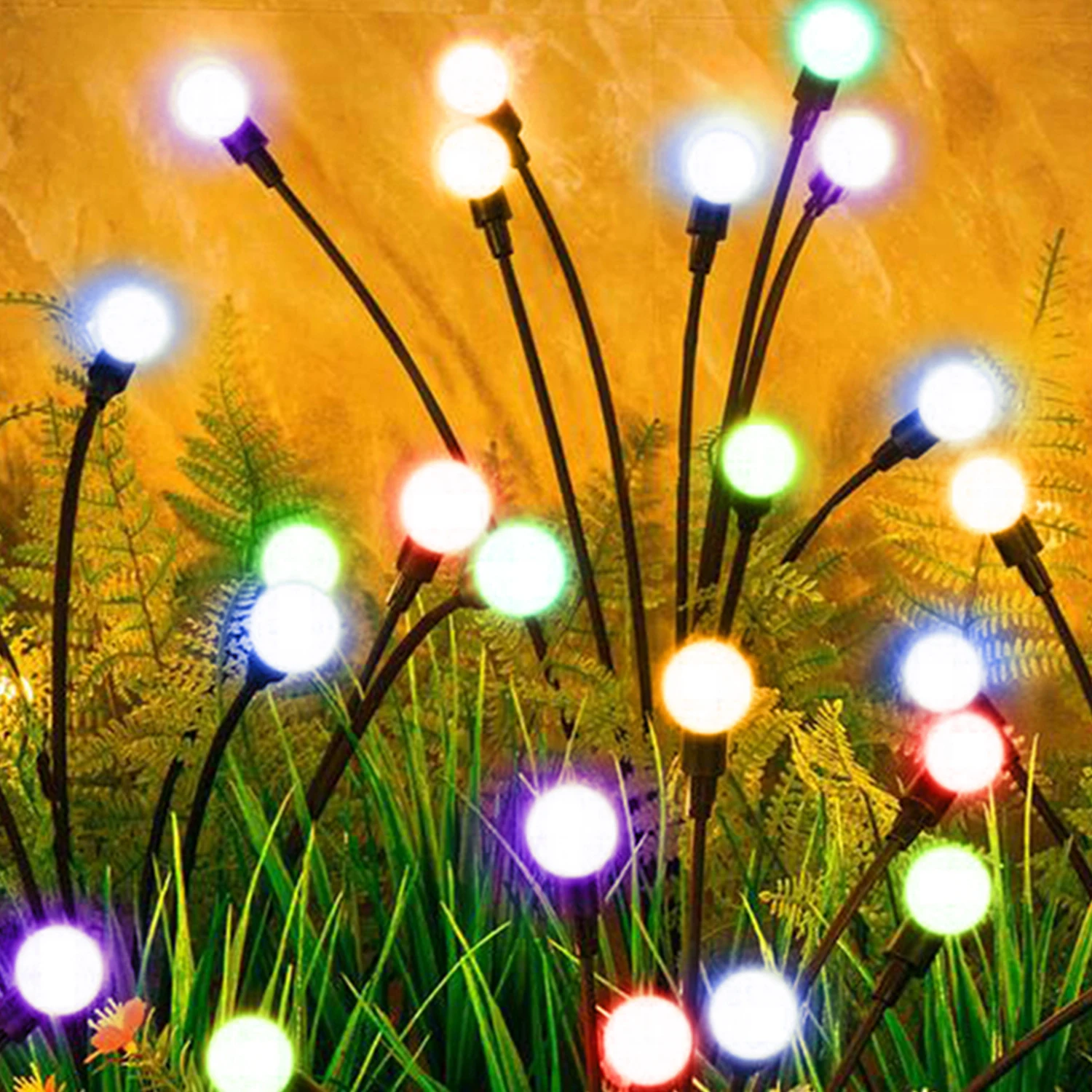 1/2PC Solar Firefly Lawn Lights 6/8/10 LED Warm White & Color Changing Garden Spike Lamps for Pathway/Patio/Yard IP65 Waterproof
1/2PC Solar Firefly Lawn Lights 6/8/10 LED Warm White & Color Changing Garden Spike Lamps for Pathway/Patio/Yard IP65 Waterproof