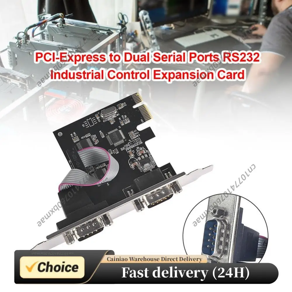 Плата последовательного интерфейса PCI-E: PCI-Express с двумя последовательными портами COM RS232 для настольных и промышленных компьютеров, плата расширения
Плата последовательного интерфейса PCI-E: PCI-Express с двумя последовательными портами COM RS232 для настольных и промышленных компьютеров, плата расширения