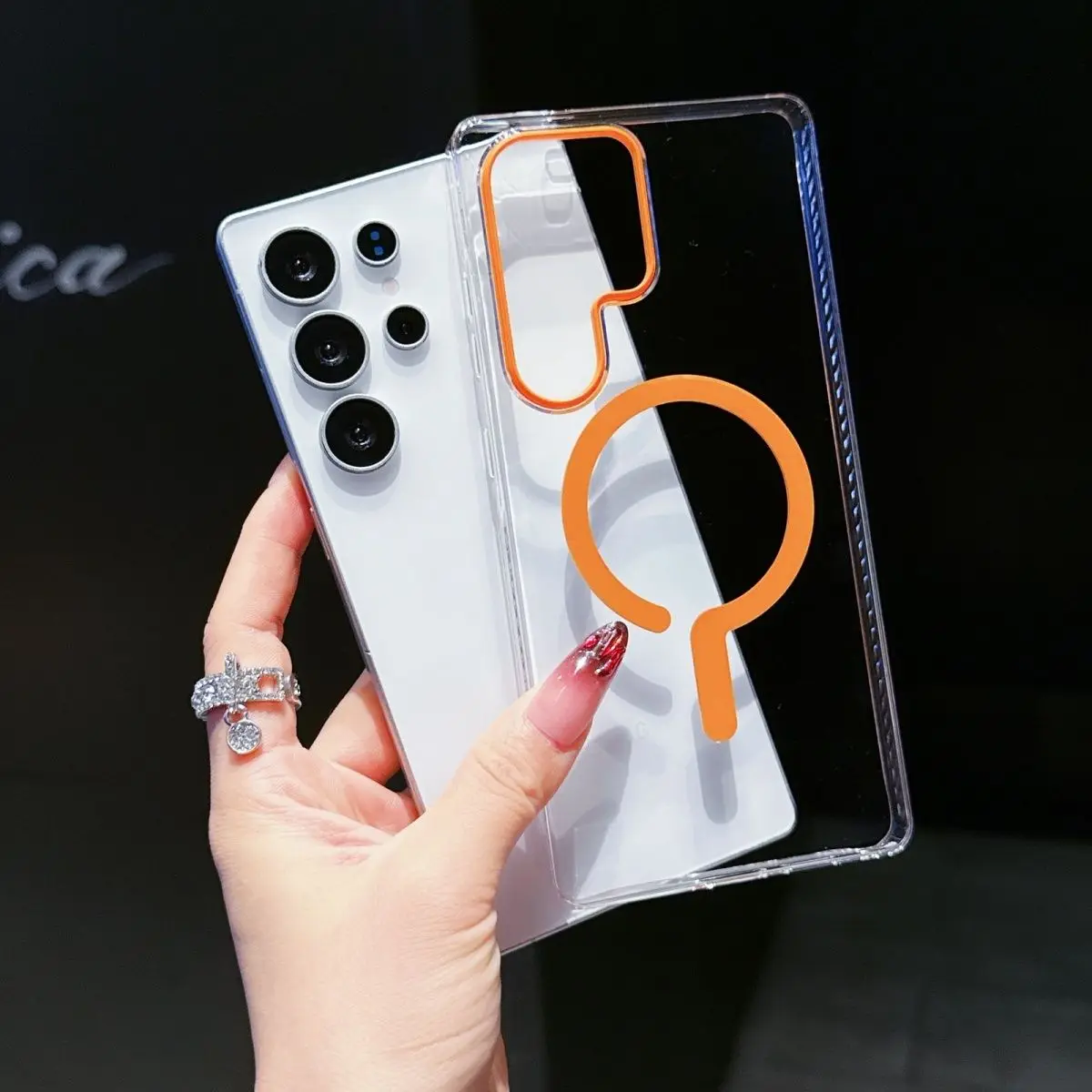 For Samsung Galaxy S25 Ultra Case Magnetic Clear PC Hard Shell Shockproof Cover for Galaxy S25 Ultra 5G Slim Transparent Bumper
For Samsung Galaxy S25 Ultra Case Magnetic Clear PC Hard Shell Shockproof Cover for Galaxy S25 Ultra 5G Slim Transparent Bumper
