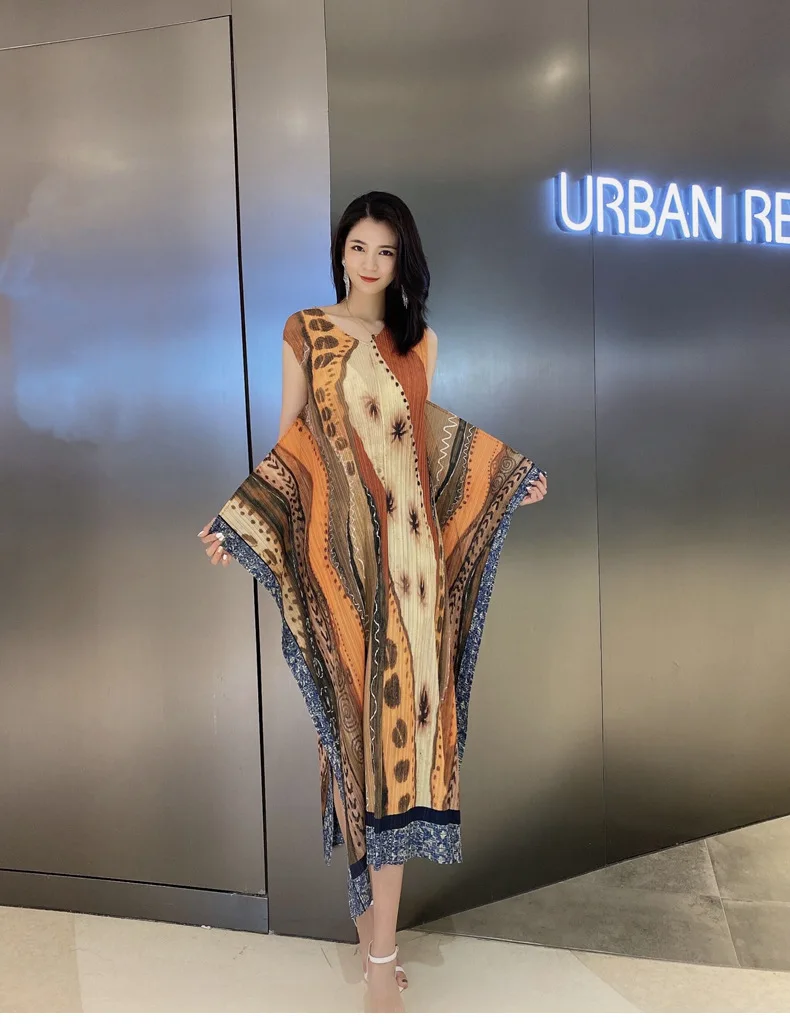 ХИТ ПРОДАЖ: Модное платье Miyake с V-образным вырезом, без рукавов, с принтом, А-силуэт, В НАЛИЧИИ
ХИТ ПРОДАЖ: Модное платье Miyake с V-образным вырезом, без рукавов, с принтом, А-силуэт, В НАЛИЧИИ