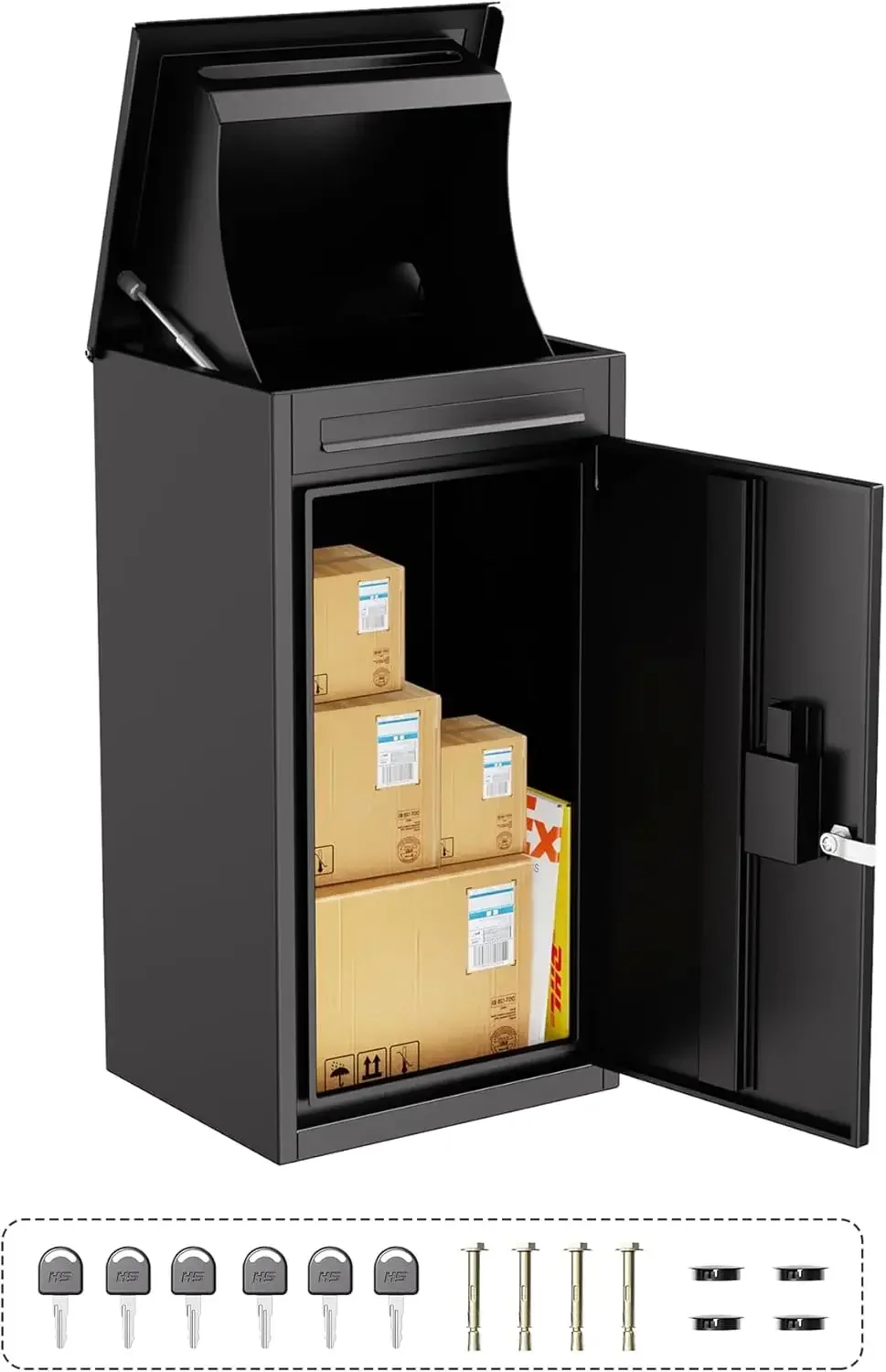 Cold Rolled Steel Parcel Drop Boxes Anti Theft Lockable Storage Boxes For Outside Package Delivery Porch Curbside House
Cold Rolled Steel Parcel Drop Boxes Anti Theft Lockable Storage Boxes For Outside Package Delivery Porch Curbside House