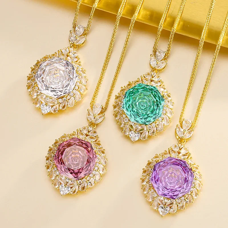 Gorgeous Luxury Green High Carbon Diamond Necklace Elegant Fashion Leaves Wheat Ears Perfect for Women's Jewelry Collection Gift
Gorgeous Luxury Green High Carbon Diamond Necklace Elegant Fashion Leaves Wheat Ears Perfect for Women's Jewelry Collection Gift