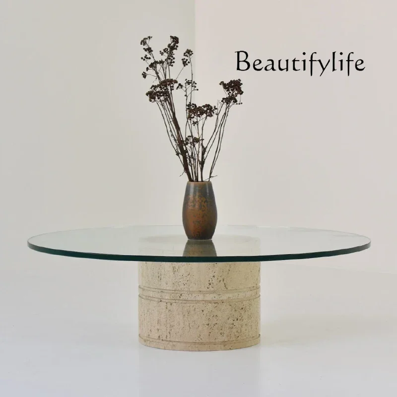 C10 Modern Simple Light Luxury Natural Travertine Marble Dining Table Nordic Luxury Living Room Dining Table
C10 Modern Simple Light Luxury Natural Travertine Marble Dining Table Nordic Luxury Living Room Dining Table