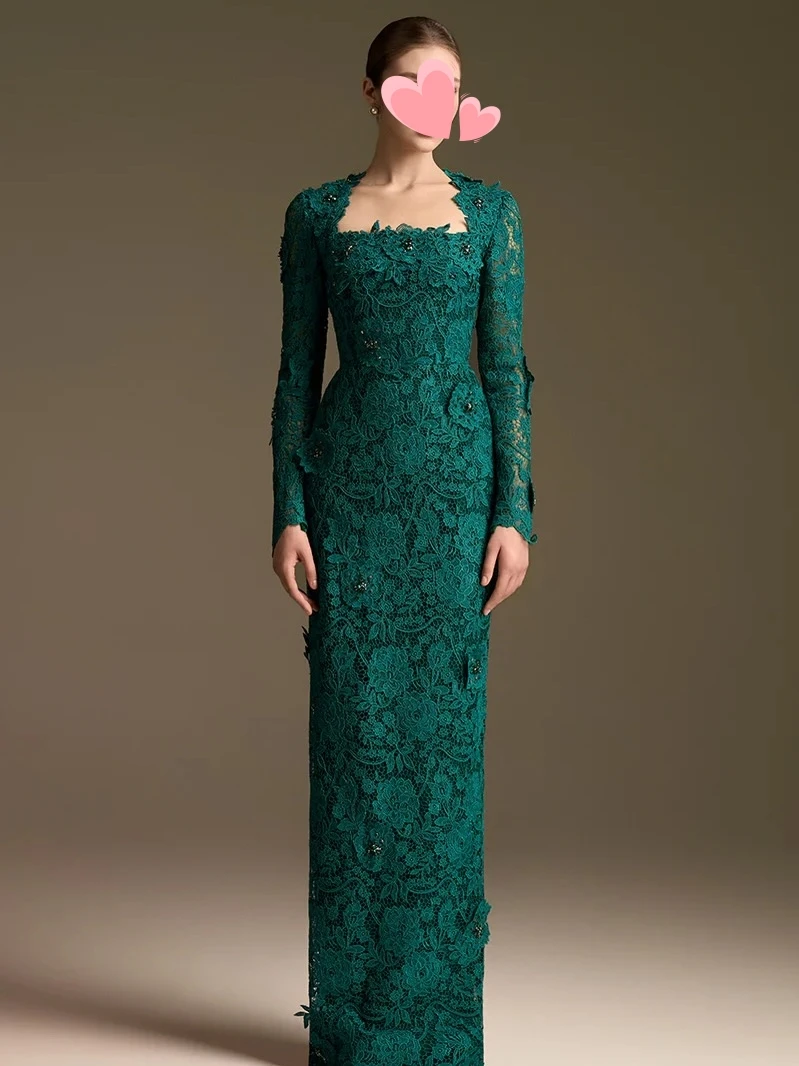 Oisslec Prom Dress Elegant Vintage Sweet Green Lace Crystal Beads New Customized Formal Occasion Prom Dress Evening Party Gowns
Oisslec Prom Dress Elegant Vintage Sweet Green Lace Crystal Beads New Customized Formal Occasion Prom Dress Evening Party Gowns