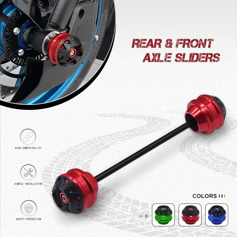 For R1250GS HP ADV R1250R R1250RS R1250RT 2019-2025 Motorcycle Front Axle Wheel Drop Ball Shock Absorber Crash Sliders Cap
For R1250GS HP ADV R1250R R1250RS R1250RT 2019-2025 Motorcycle Front Axle Wheel Drop Ball Shock Absorber Crash Sliders Cap
