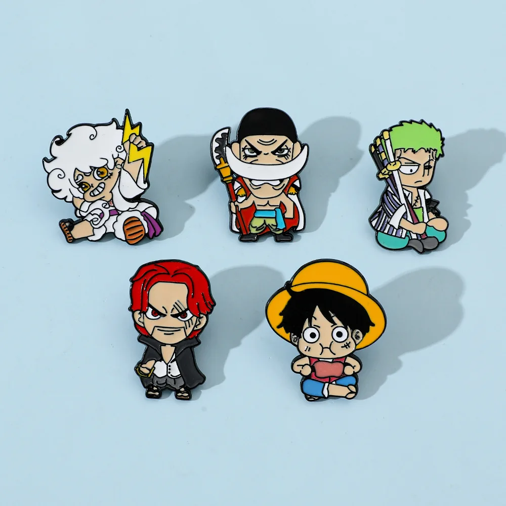 5pcs Anime One Piece peripheral badges cartoon characters metal brooches backpacks clothes accessories gifts
5pcs Anime One Piece peripheral badges cartoon characters metal brooches backpacks clothes accessories gifts