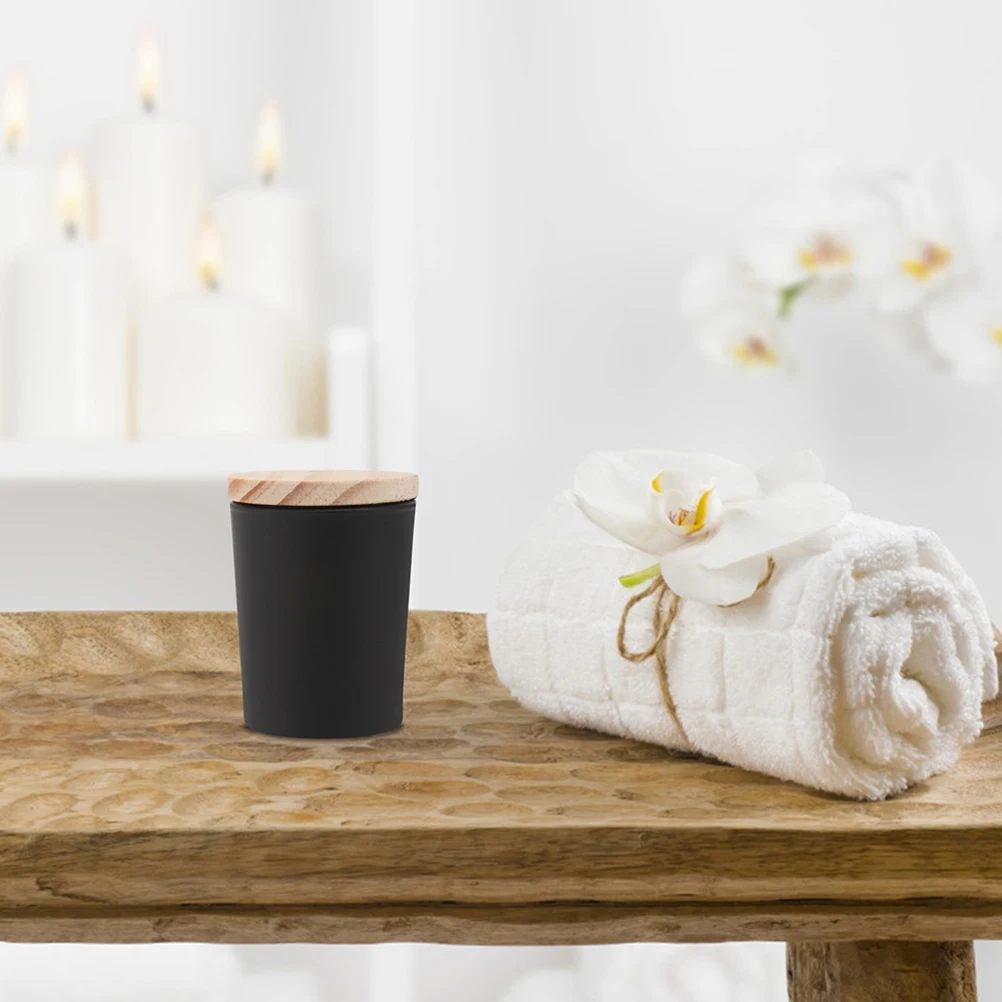 2 set Black Aromatherapy Containers 145ml 215ml Frosted Glass Wood Lids DIY Candles Home Decor Tea Light Holders Clear
2 set Black Aromatherapy Containers 145ml 215ml Frosted Glass Wood Lids DIY Candles Home Decor Tea Light Holders Clear