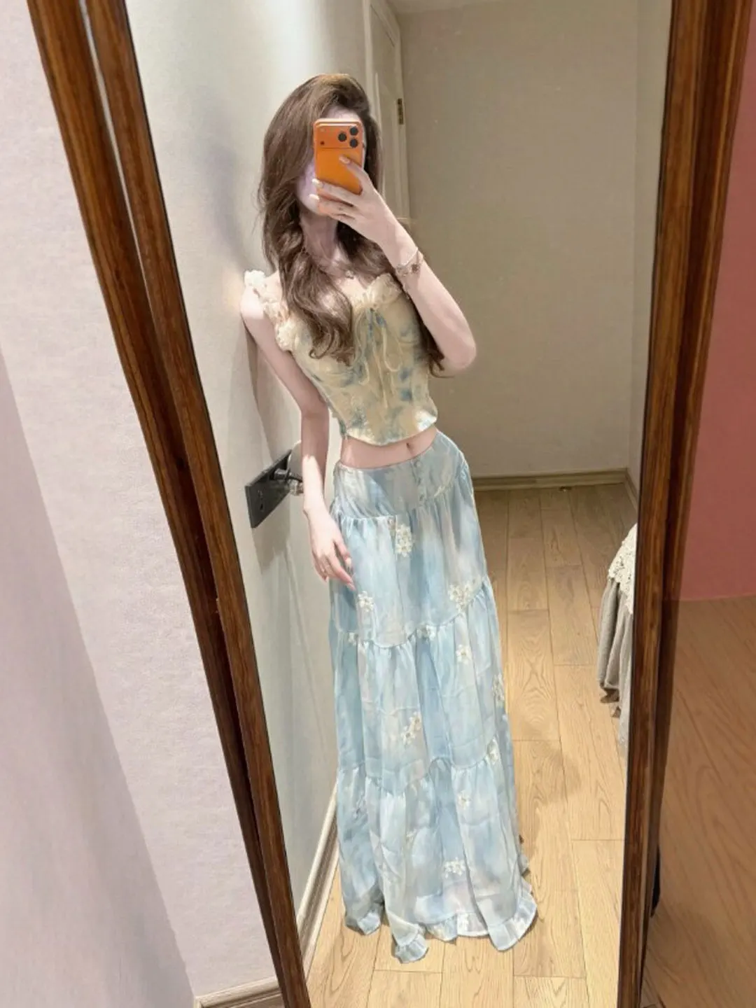 Gentle Wind Unique One Shoulder Top Half Skirt Two Piece Set Complete Summer 2026 Comfortable Floral Print Casual Fashion
Gentle Wind Unique One Shoulder Top Half Skirt Two Piece Set Complete Summer 2026 Comfortable Floral Print Casual Fashion