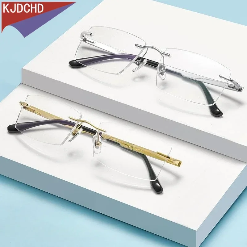 Fashion Luxury Glasses Vintage Pure Titanium Square Rimless Eyewear Business Prescription Eyeglasses Frame for Men 89158
Fashion Luxury Glasses Vintage Pure Titanium Square Rimless Eyewear Business Prescription Eyeglasses Frame for Men 89158