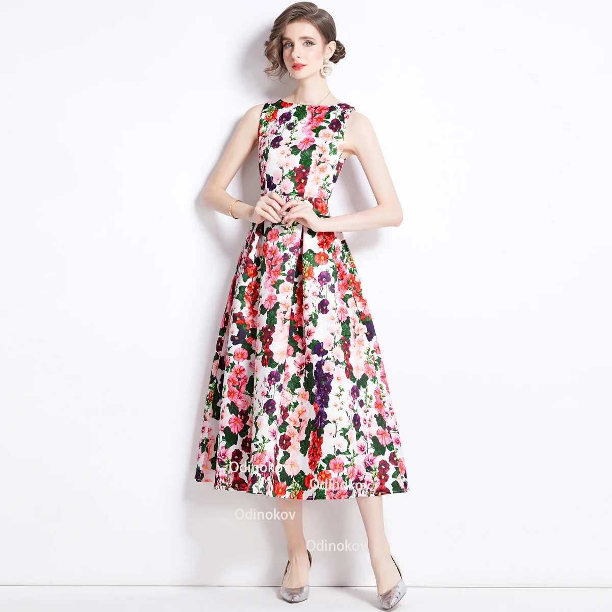 Stock Sleeveless High-waisted Three-dimensional Cut Waist A-line Skirt Women Clothing Summer Dress
Stock Sleeveless High-waisted Three-dimensional Cut Waist A-line Skirt Women Clothing Summer Dress