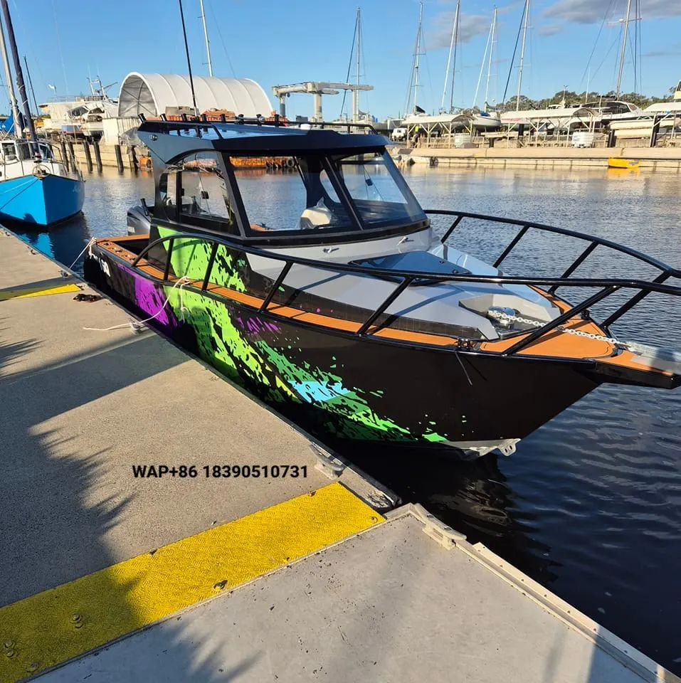 25-Foot Profisher Outboard Motor Yacht Luxury Deep V-Cabin Cruiser New Aluminium Fishing Boat Gospel for Sale in Australia
25-Foot Profisher Outboard Motor Yacht Luxury Deep V-Cabin Cruiser New Aluminium Fishing Boat Gospel for Sale in Australia