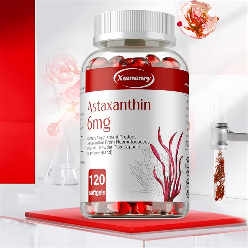 Astaxanthin 6mg - Supports Joint & Skin Health, Improves Blood Circulation, Boosts Immunity, and Promotes Cardiovascular Health
Astaxanthin 6mg - Supports Joint & Skin Health, Improves Blood Circulation, Boosts Immunity, and Promotes Cardiovascular Health