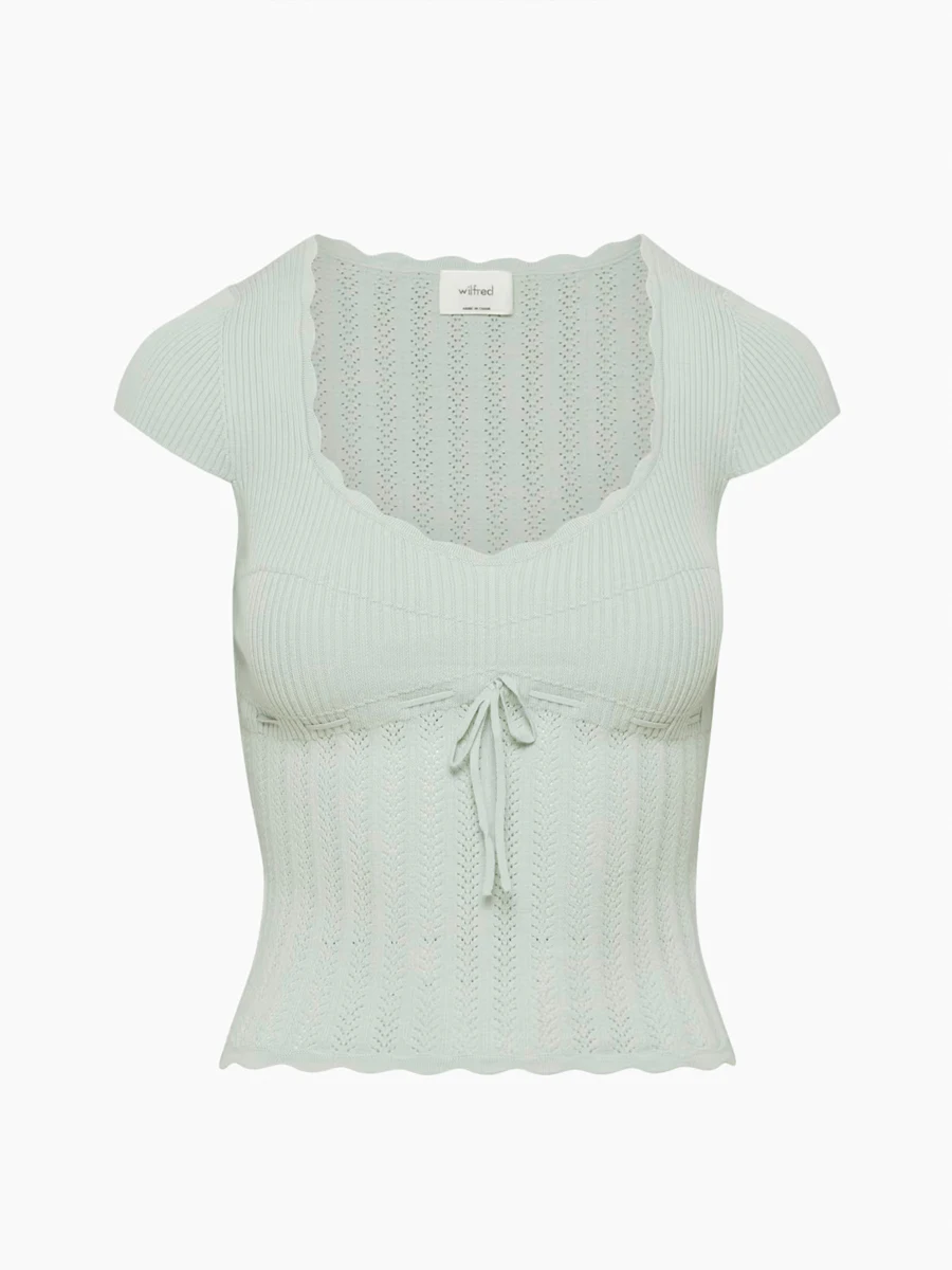 Aritzia Wilfred Sweet Sle Hollow out V-Ne Lace Hook Knitted ort Sve Sweater for Women Age-Defng Waist-Cinching
Aritzia Wilfred Sweet Sle Hollow out V-Ne Lace Hook Knitted ort Sve Sweater for Women Age-Defng Waist-Cinching
