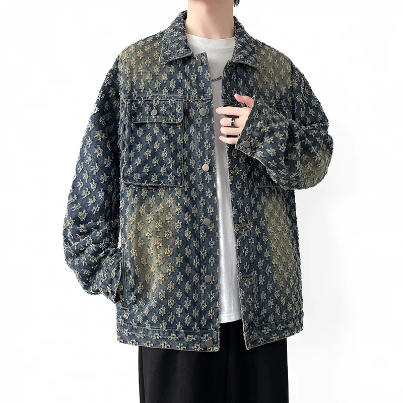 Korean New Men's Denim Jacket Autumn Luxury Brand Clothing Handsome Casual American Streetwear Couple's Outerwear Denim Coats
Korean New Men's Denim Jacket Autumn Luxury Brand Clothing Handsome Casual American Streetwear Couple's Outerwear Denim Coats