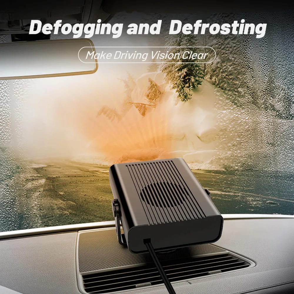 High-Power 2-in-1 Car Fan Heater 12V 120W Auto Windshield Defroster Cooling Defogging Heater Car Anti-Fog Heater
High-Power 2-in-1 Car Fan Heater 12V 120W Auto Windshield Defroster Cooling Defogging Heater Car Anti-Fog Heater