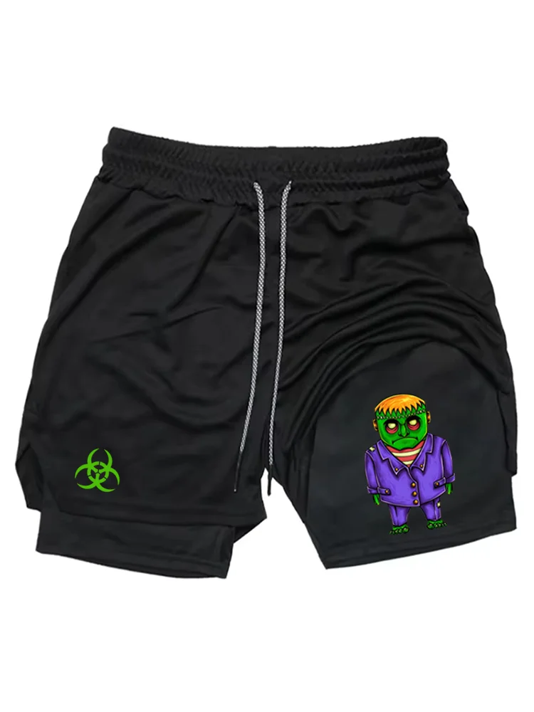 Vintage Football Club Logo Print 2-Layer Black Shorts, Lightweight Moisture-Wicking, Perfect for Workout Casual Streetweardf0438
Vintage Football Club Logo Print 2-Layer Black Shorts, Lightweight Moisture-Wicking, Perfect for Workout Casual Streetweardf0438