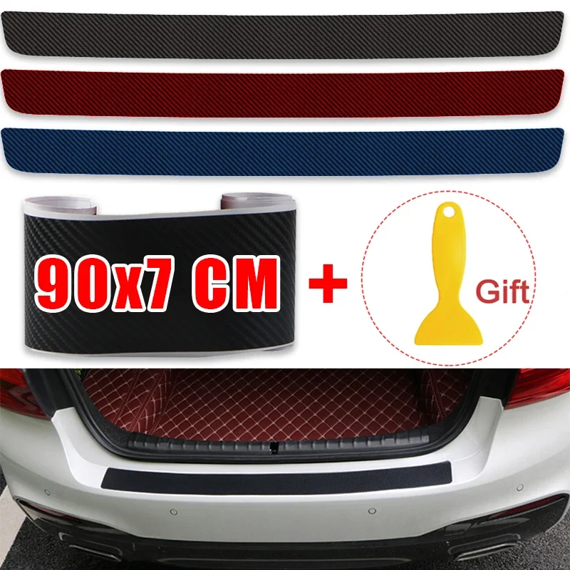 90cm Car Carbon Fiber Sticker Rear Trunk Bumper Protective Pad Anti-Scratch Cover Anti-Collision Protection Cover Strip Decal
90cm Car Carbon Fiber Sticker Rear Trunk Bumper Protective Pad Anti-Scratch Cover Anti-Collision Protection Cover Strip Decal