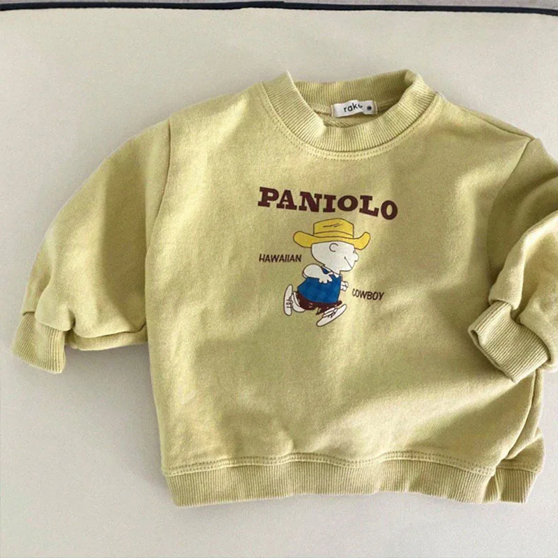 Boy Kid Casual Striped Sweatshirts Autumn New Cowboy Pullover Tops Toddler Girls Simple All-match Cotton Loose Clothes
Boy Kid Casual Striped Sweatshirts Autumn New Cowboy Pullover Tops Toddler Girls Simple All-match Cotton Loose Clothes
