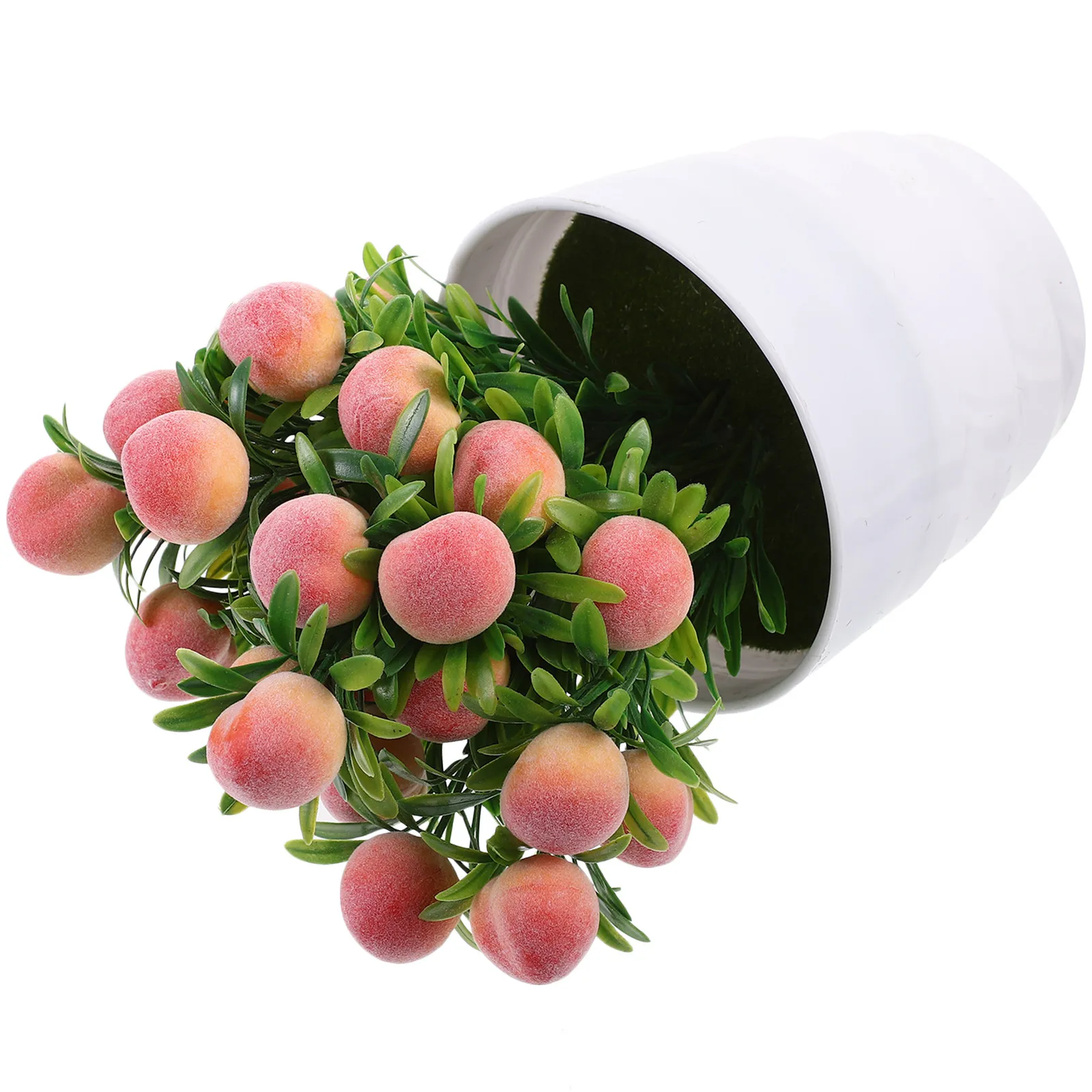 Искусственное персиковое дерево-бонсай в горшке: реалистичное, яркое, с эффектом натурального прикосновения, для декора дома и офиса, на стол, полку
Искусственное персиковое дерево-бонсай в горшке: реалистичное, яркое, с эффектом натурального прикосновения, для декора дома и офиса, на стол, полку