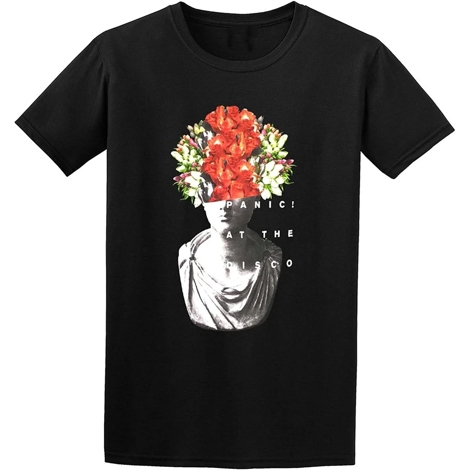 Leisure Funky Design Panic! Flower Head Logo T Shirt. New 100% Cotton Short Sleeve O-Neck T-shirt Casual Mens Top
Leisure Funky Design Panic! Flower Head Logo T Shirt. New 100% Cotton Short Sleeve O-Neck T-shirt Casual Mens Top