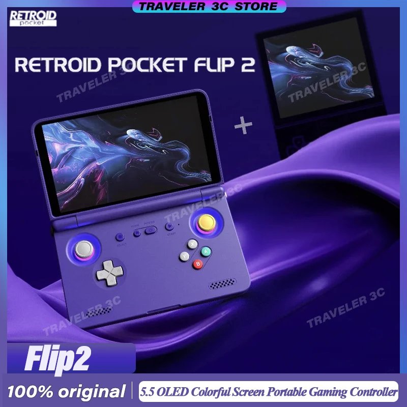 Big Sales Retroid Pocket Flip2 Customized Portable Gaming Controller SD865 lightweight Wireless Controller 5.5-inch OLED PC
Big Sales Retroid Pocket Flip2 Customized Portable Gaming Controller SD865 lightweight Wireless Controller 5.5-inch OLED PC