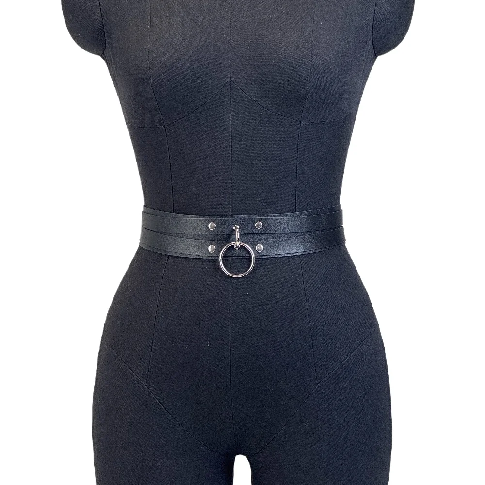 PU Leather Harness Belt Gothic Adjustable New Fashion Belt Punk Exotic Women Belt Suitable for Casual or Daily Wear
PU Leather Harness Belt Gothic Adjustable New Fashion Belt Punk Exotic Women Belt Suitable for Casual or Daily Wear