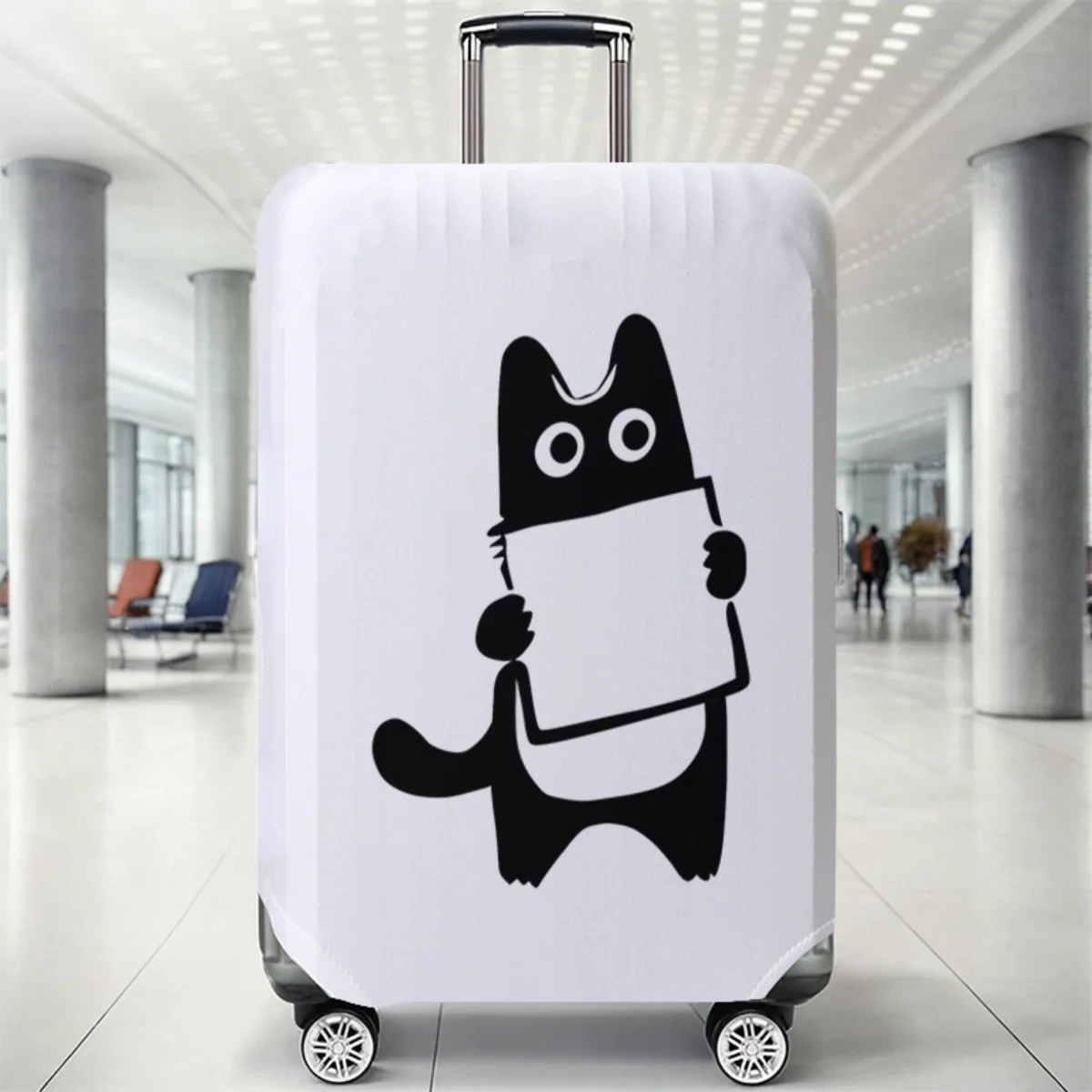 Защитный чехол для багажа с мультяшным принтом
Защитный чехол для багажа с мультяшным принтом