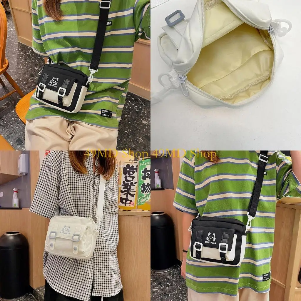 49MD Japanese Women Girls Crossbody Bag Cartoon for Cat Embroidery Small Handbag Preppy Student
49MD Japanese Women Girls Crossbody Bag Cartoon for Cat Embroidery Small Handbag Preppy Student