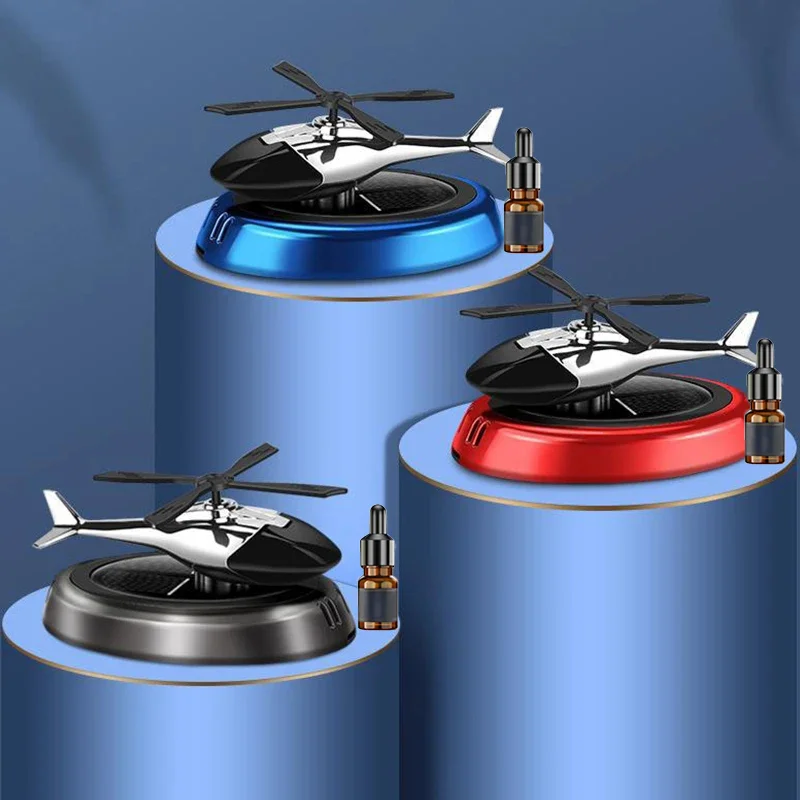 Car Solar Air Freshener Helicopter Shape High Quality Universal Rotating Aroma Diffuser Interior Decoration Auto Accessories
Car Solar Air Freshener Helicopter Shape High Quality Universal Rotating Aroma Diffuser Interior Decoration Auto Accessories