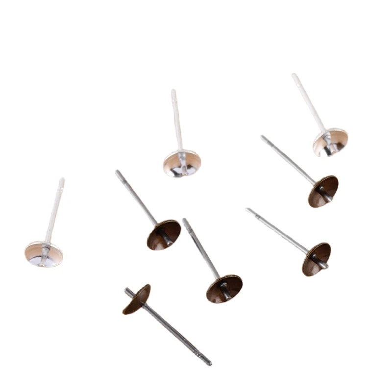 BoYuTe (200 Pieces/Lot) Diy Earring Findings Accessories Parts 14.5MM Length Stud Earpins with 5mm Cup Base
BoYuTe (200 Pieces/Lot) Diy Earring Findings Accessories Parts 14.5MM Length Stud Earpins with 5mm Cup Base