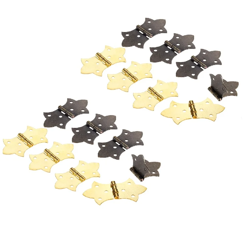 10pcs Antique Bronze/Gold Wooden Boxdecorative Hinges Cabinet Jewelry Gift Box Door Butt Hinge Furniture Fitting 57*31mm
10pcs Antique Bronze/Gold Wooden Boxdecorative Hinges Cabinet Jewelry Gift Box Door Butt Hinge Furniture Fitting 57*31mm