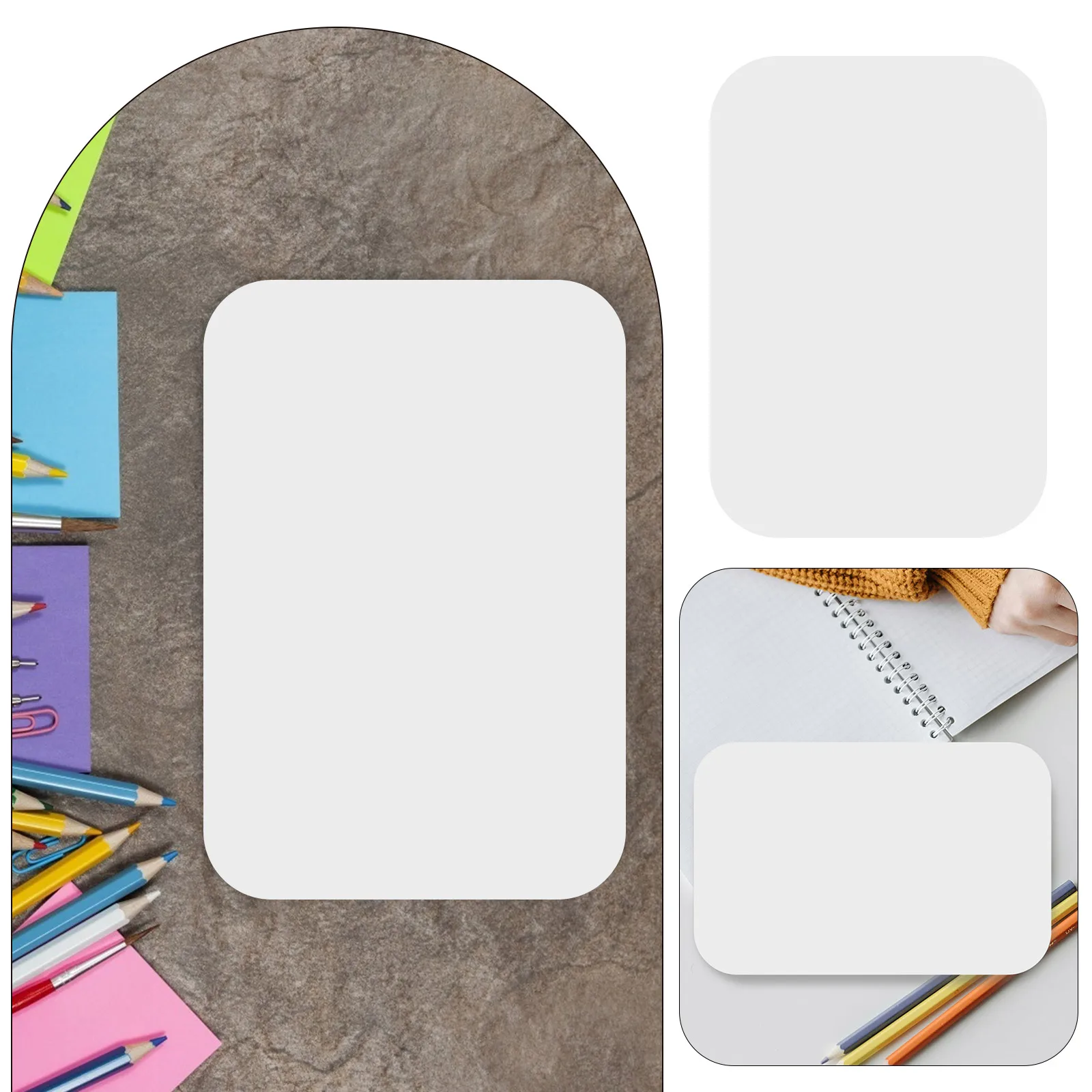 3 Pcs Whiteboard Erasable Small Dry Erase Boards for to Write Circle Plate Office
3 Pcs Whiteboard Erasable Small Dry Erase Boards for to Write Circle Plate Office