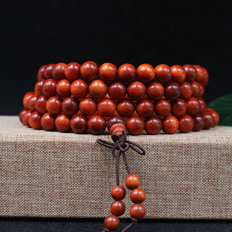 Translucent Blood Dragon Wood Indian Yellow Sandwood 8mm 6mm 108 Wooden Buddhist Beads
Translucent Blood Dragon Wood Indian Yellow Sandwood 8mm 6mm 108 Wooden Buddhist Beads