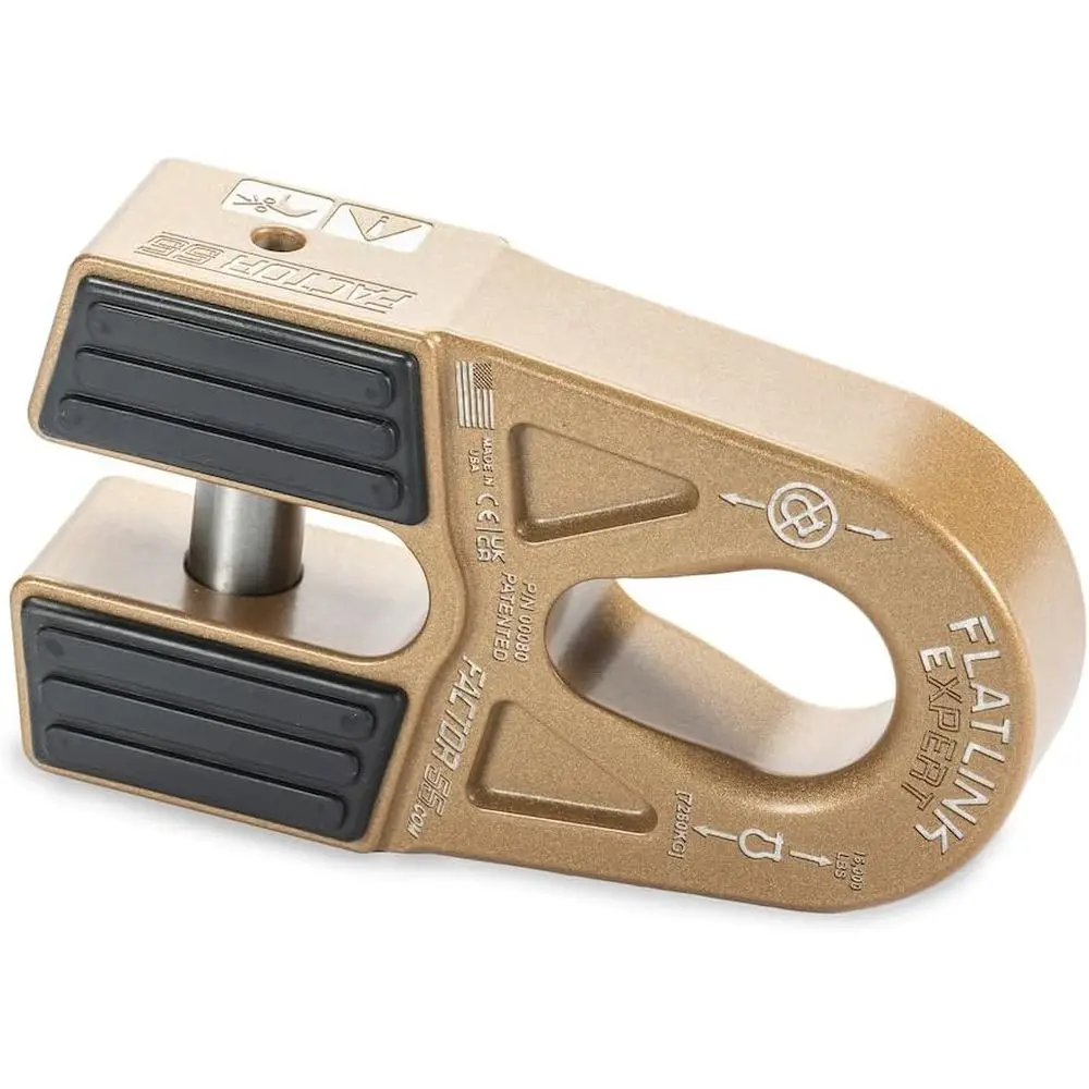 Enhanced Shackle/D-Ring Winch Hook Mount, 16,000 lb Load Capacity, Over 40,000 lb Failure Resistance - Bronze
Enhanced Shackle/D-Ring Winch Hook Mount, 16,000 lb Load Capacity, Over 40,000 lb Failure Resistance - Bronze