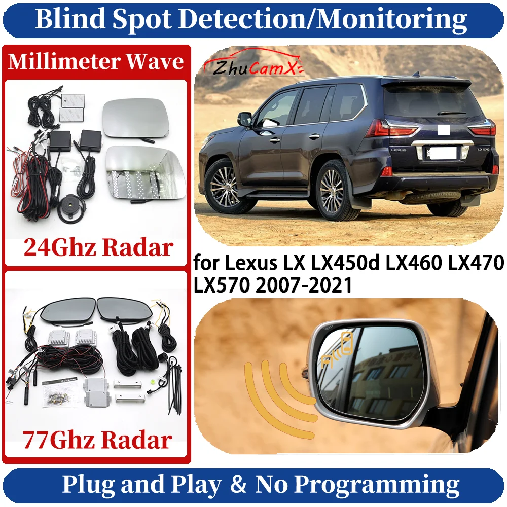 Blind Spot Monitoring/Detection System for Lexus LX LX450d LX460 LX470 LX570 2007-2021 Night Driving Side Lane Change Assist
Blind Spot Monitoring/Detection System for Lexus LX LX450d LX460 LX470 LX570 2007-2021 Night Driving Side Lane Change Assist