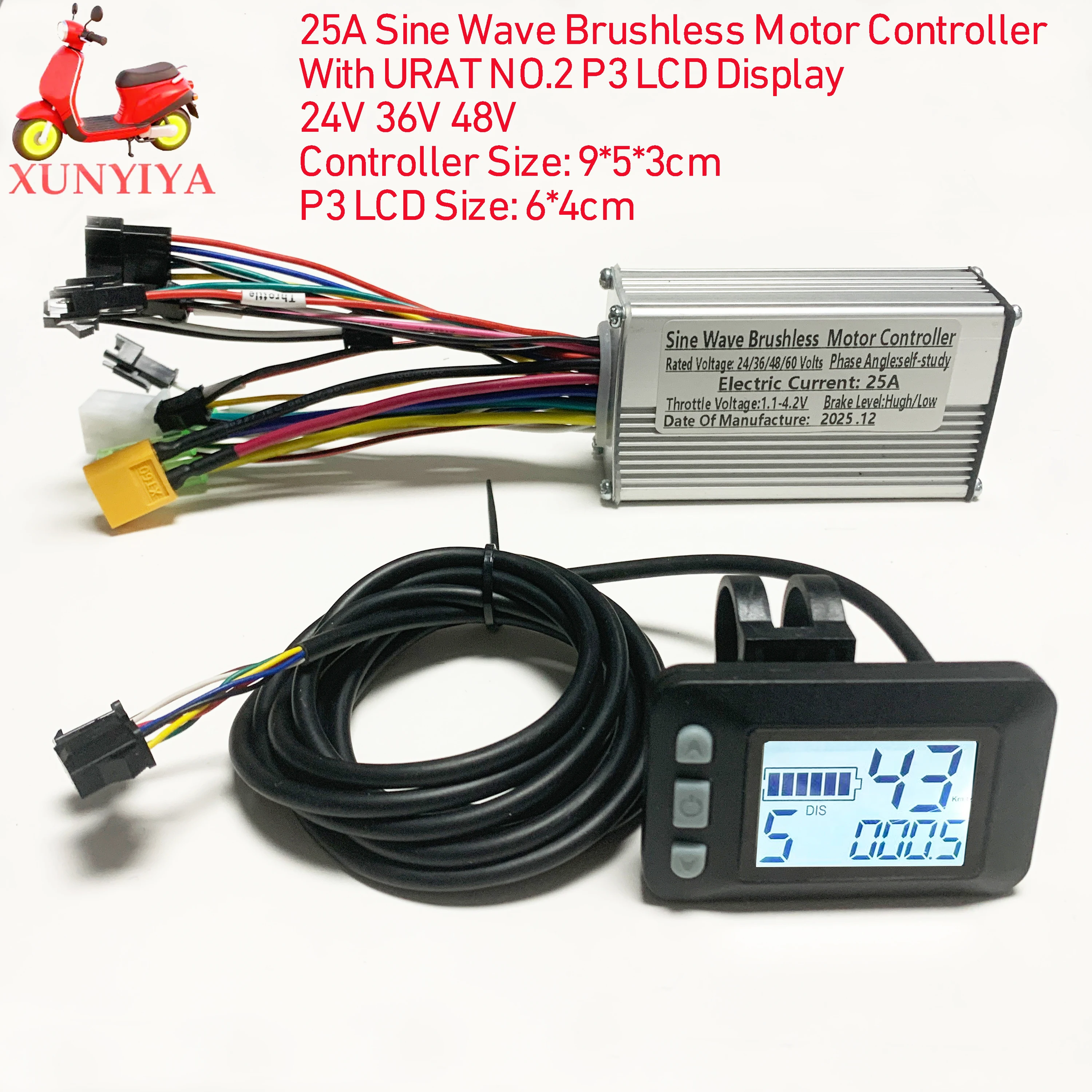 Дисплей UART2 24В 36В 48В для электровелосипеда и электросамоката, ЖК-панель с контроллером синусоидальной волны 25А, комплект для горного электровелосипеда (5+2PIN)
Дисплей UART2 24В 36В 48В для электровелосипеда и электросамоката, ЖК-панель с контроллером синусоидальной волны 25А, комплект для горного электровелосипеда (5+2PIN)