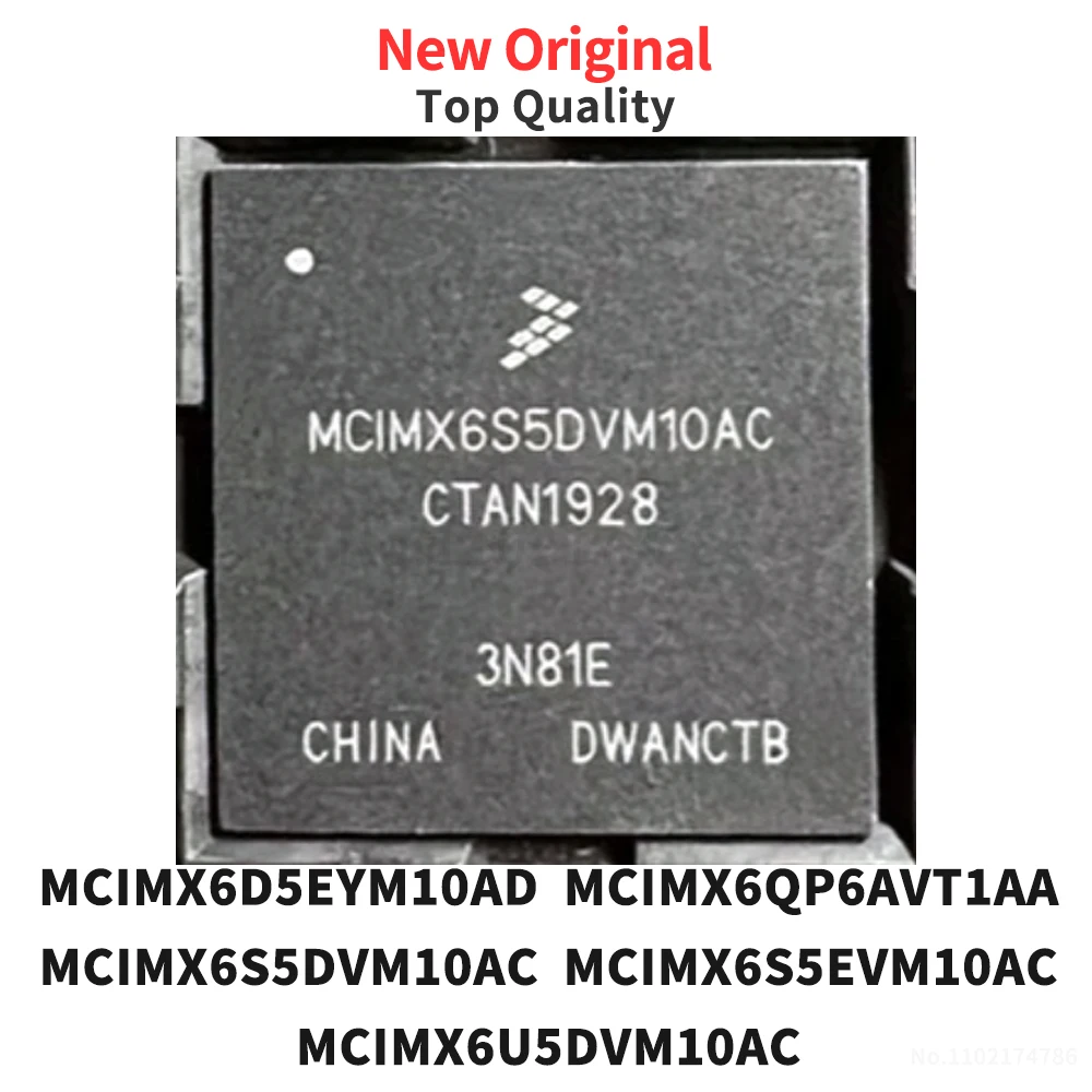 (1 Piece) MCIMX6D5EYM10AD MCIMX6QP6AVT1AA MCIMX6S5DVM10AC MCIMX6S5EVM10AC MCIMX6U5DVM10AC BGA Original
(1 Piece) MCIMX6D5EYM10AD MCIMX6QP6AVT1AA MCIMX6S5DVM10AC MCIMX6S5EVM10AC MCIMX6U5DVM10AC BGA Original