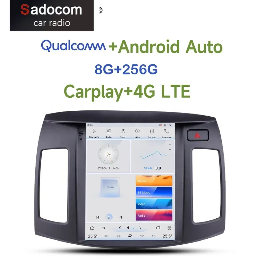 Автомобильный DVD-плеер Tesla Qualcomm Carplay 360, Android 11,0, 8 ГБ + 256 ГБ, 4G, LTE, Bluetooth, Wi-Fi, GPS, радио для Hyundai Elantra 2008-2010
Автомобильный DVD-плеер Tesla Qualcomm Carplay 360, Android 11,0, 8 ГБ + 256 ГБ, 4G, LTE, Bluetooth, Wi-Fi, GPS, радио для Hyundai Elantra 2008-2010