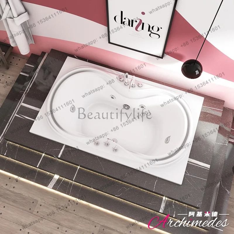 Large Size Massage Surfing Built-in Double Outdoor Bathtub Bathtub Factory Spa Bathtub AJ-3082
Large Size Massage Surfing Built-in Double Outdoor Bathtub Bathtub Factory Spa Bathtub AJ-3082