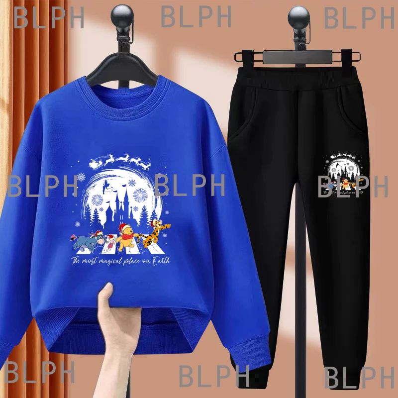 Disney Classic Character Christmas Blue Children's Set Autumn And Winter Round-neck Sweater Set Is Eye-catching
Disney Classic Character Christmas Blue Children's Set Autumn And Winter Round-neck Sweater Set Is Eye-catching