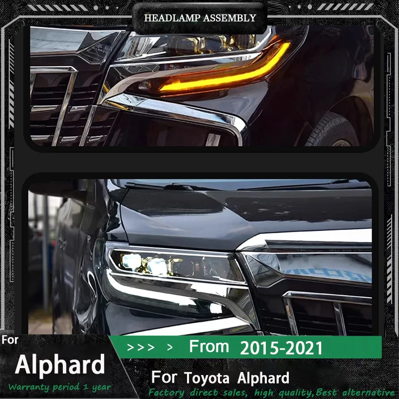 For Toyota Alphard New LED Headlight Upgrade Modified Full Head Lamp Turn Signals Daytime Running Lights 2015-2021
For Toyota Alphard New LED Headlight Upgrade Modified Full Head Lamp Turn Signals Daytime Running Lights 2015-2021