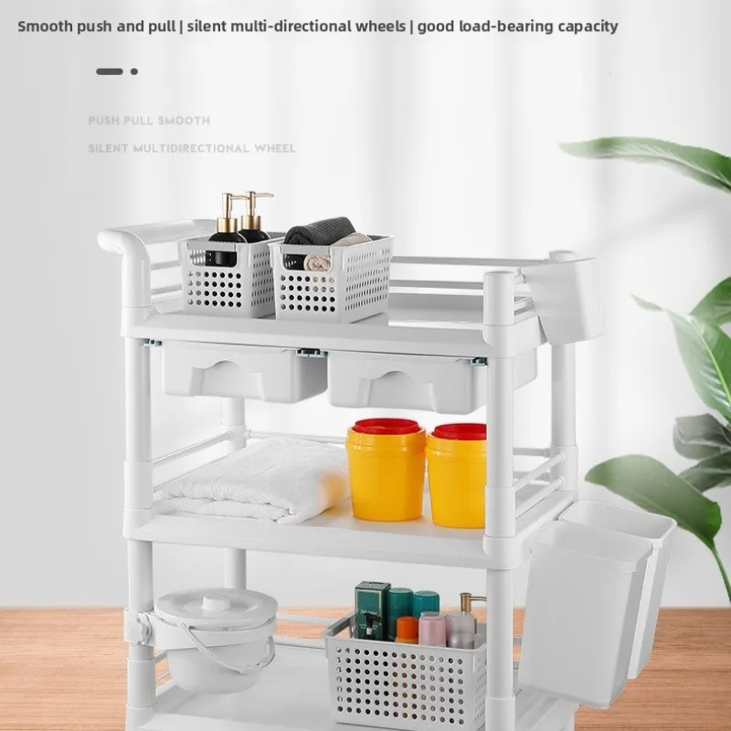Elegant Beauty Cart for Spa Salon Three Tier Plastic Medical Equipment Trolley Portable Care Station Hair Salon Furniture
Elegant Beauty Cart for Spa Salon Three Tier Plastic Medical Equipment Trolley Portable Care Station Hair Salon Furniture