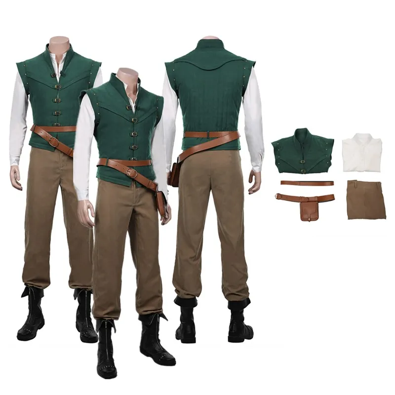 Flynn Cosplay Rider Costume Adult Men Prince Fantasy Uniform Vest Shirt Belt Outfits Halloween Carnival Party Suit
Flynn Cosplay Rider Costume Adult Men Prince Fantasy Uniform Vest Shirt Belt Outfits Halloween Carnival Party Suit