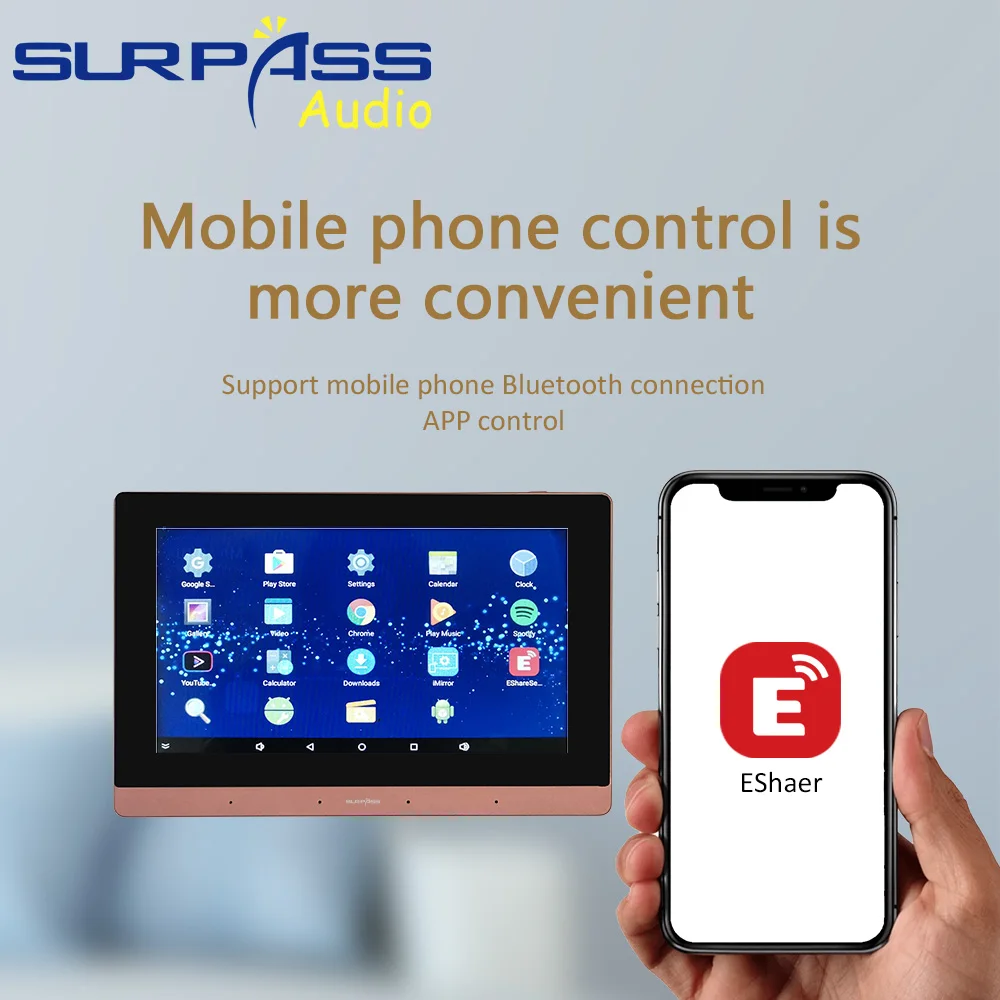 MSPW7825+CR525 2 Zones WiFi Bluetooth Stereo Audio Ceiling Speakers With Wall Mount Amplifier Subwoofer Home Surround Sound Syst
MSPW7825+CR525 2 Zones WiFi Bluetooth Stereo Audio Ceiling Speakers With Wall Mount Amplifier Subwoofer Home Surround Sound Syst