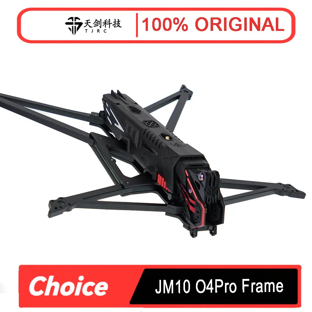 TJRC-JM 10" FPV Frame, O4 Pro Air Unit & Digital VTX Compatible, Lightweight Durable for FPV Racing Freestyle Quads, DIY Frame
TJRC-JM 10" FPV Frame, O4 Pro Air Unit & Digital VTX Compatible, Lightweight Durable for FPV Racing Freestyle Quads, DIY Frame