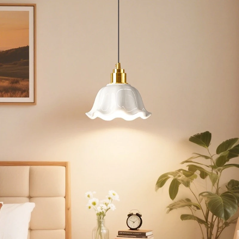 Japanese Retro Petal Ceramics Ceiling Pendant Lights Iron Art Hanging Lamp Living Room Bedroom Restaurant Kitchen LED Chandelier
Japanese Retro Petal Ceramics Ceiling Pendant Lights Iron Art Hanging Lamp Living Room Bedroom Restaurant Kitchen LED Chandelier